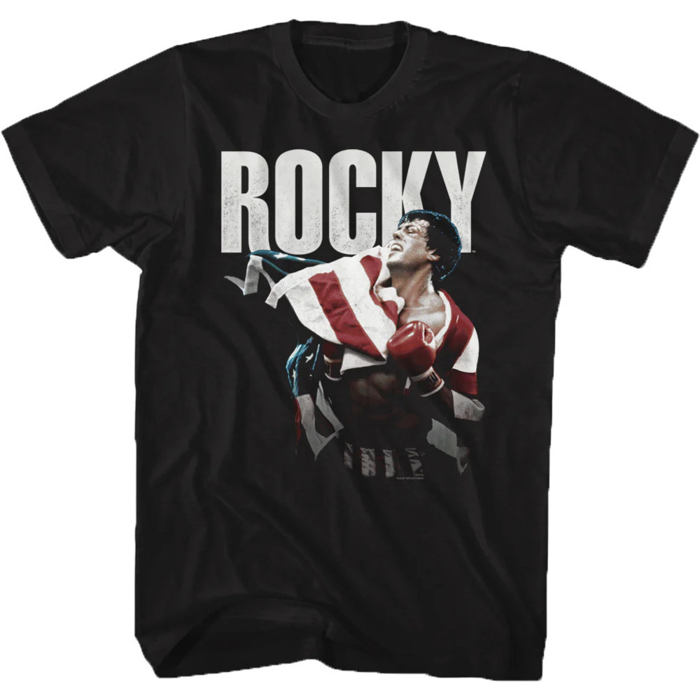 American Flag Rocky Tshirt